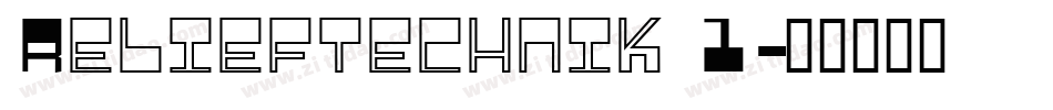Relieftechnik 1字体转换